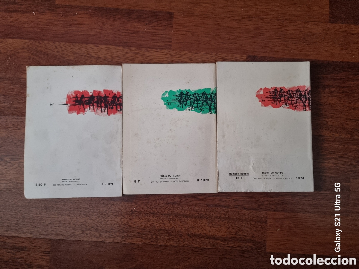 Libros de segunda mano: FRĒRES DU MONDE LOTE DE 3: NUM. 69 (1971) 82 (1973) 84/85 (1974)