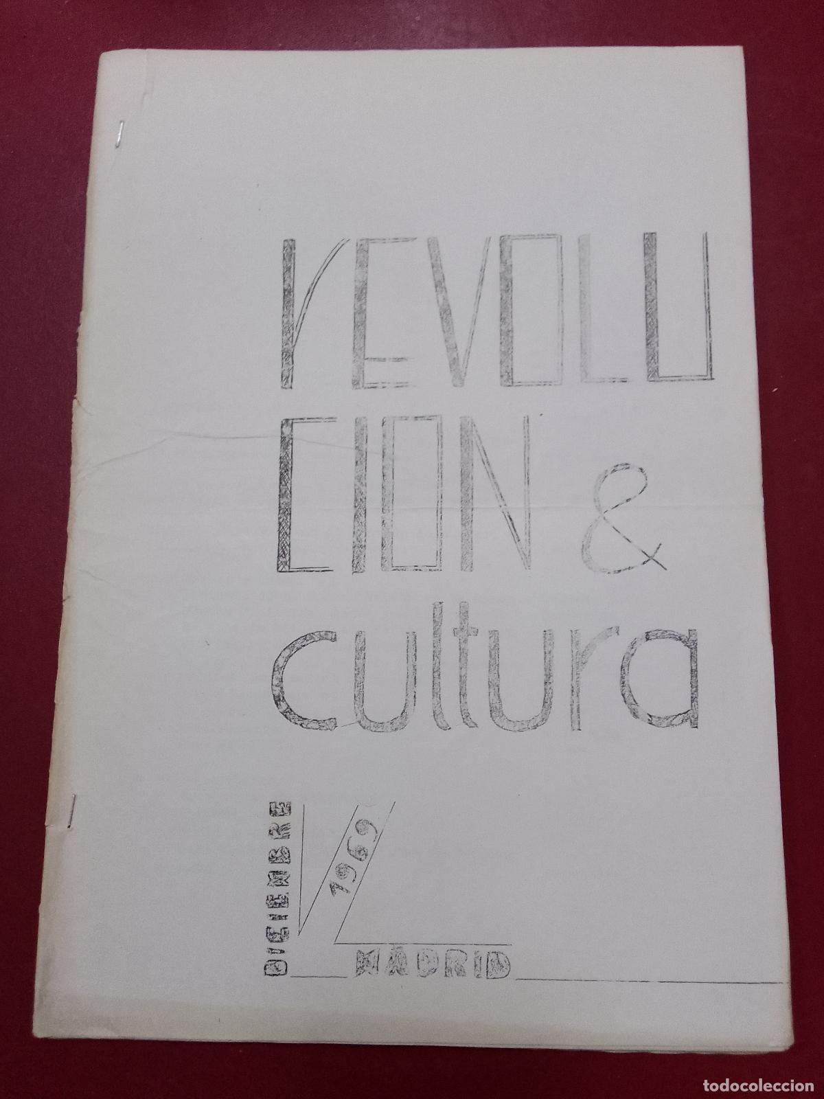 Second hand books: VV.AA.: Revoluci&oacute;n y Cultura. Diciembre 1969