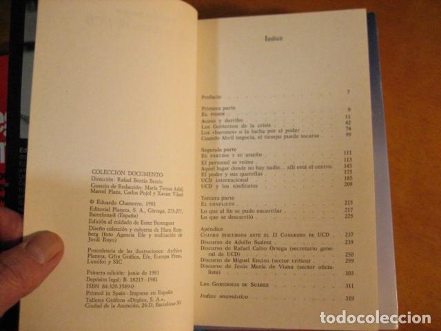 Libros de segunda mano: VIAJE AL CENTRO DE UCD EDUARDO CHAMORRO. 1981 322pp - Foto 3