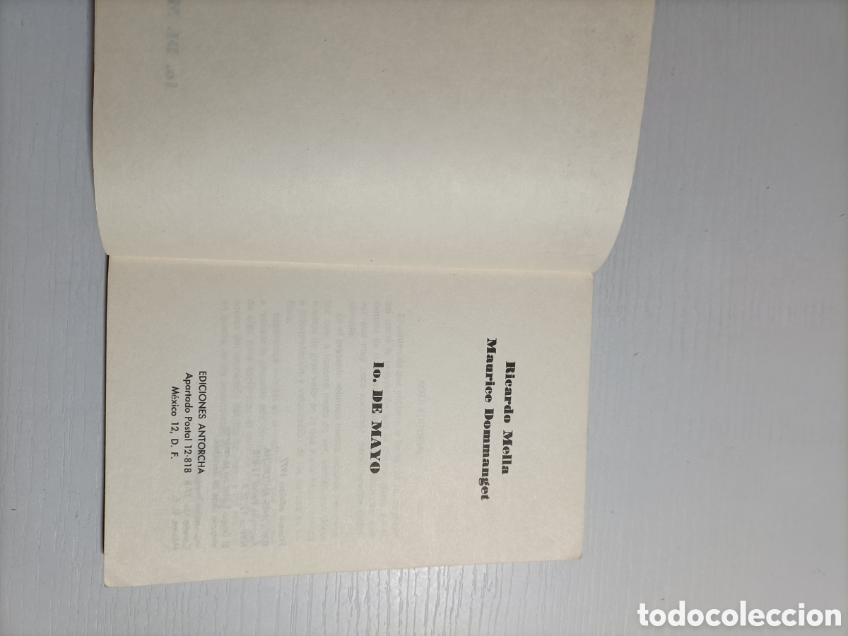 Libros de segunda mano: 1o. De Mayo Ricardo Mella . Libro con defectos - Foto 7