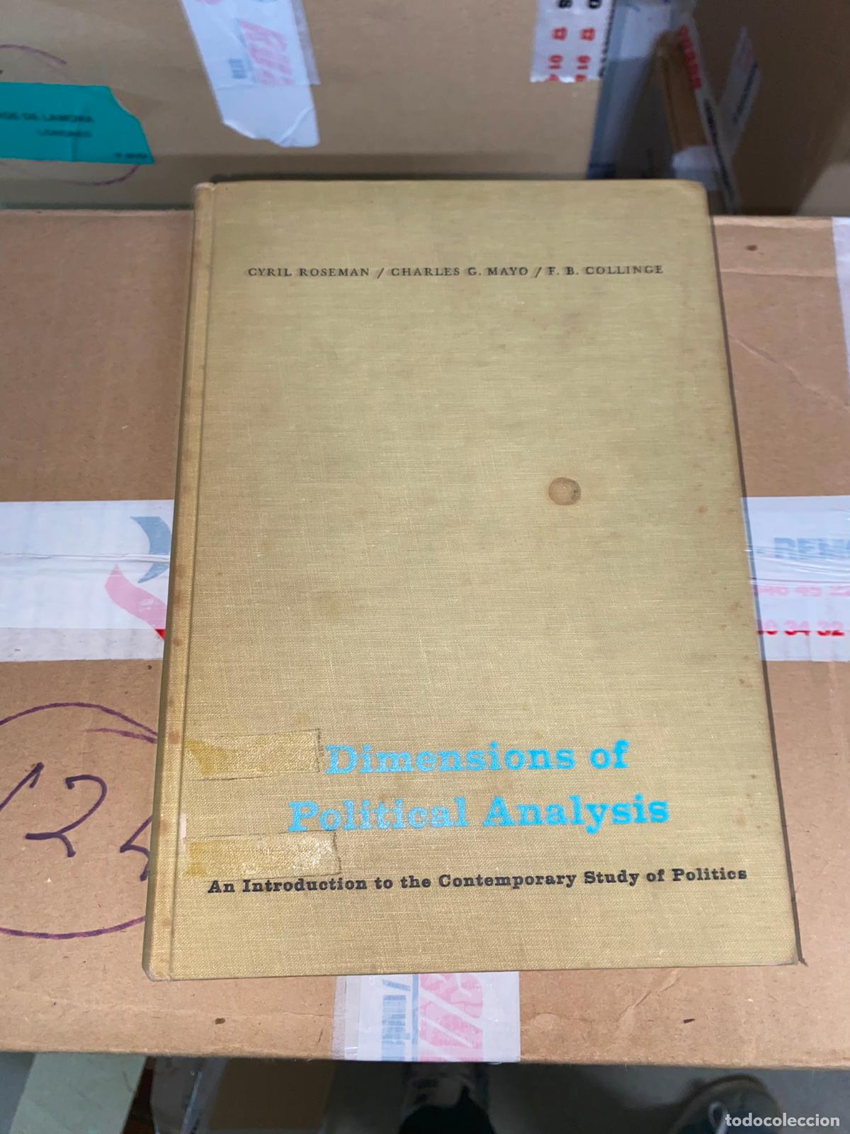 Libros de segunda mano: Dimensions of Political Analysis: An Introduction to the Contemporary Study of Politics Roseman, Cyr