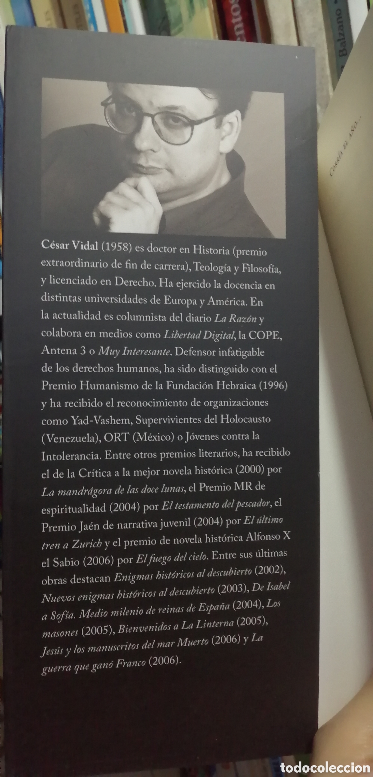 Libros de segunda mano: Corria el A&ntilde;o... Cesar Vidal Editorial Planeta 2006 - Foto 5