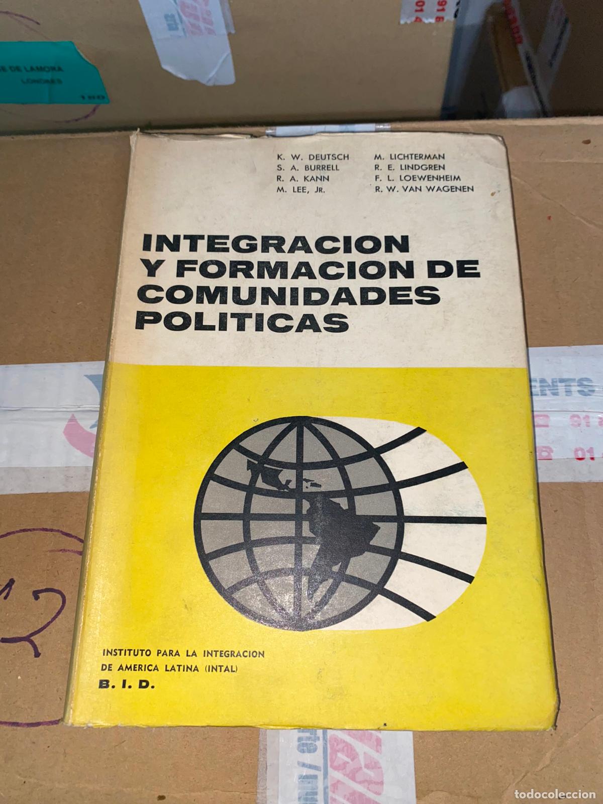 Second hand books: Integracion y formacion de comunidades politicas: analisis sociologico de experiencias historicas. D