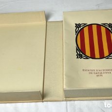 Libros de segunda mano: ESTATUT D'AUTONOMIA 1979 - GENERALITAT DE CATALUNYA - FIRMADO POR 8 PARLAMENTARIOS