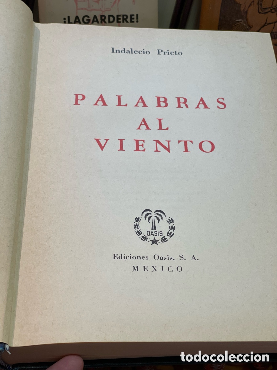 Libros de segunda mano: Palabras al viento - Foto 2