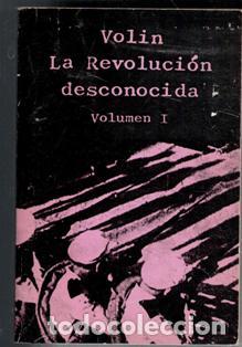Libros de segunda mano: La Revoluci&oacute;n desconocida. Volumen I. Volin