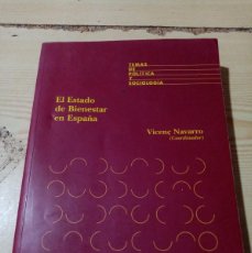 Libros de segunda mano: EL ESTADO DE BIENESTAR EN ESPAÑA. TEMAS DE POLITICA Y SOCIOLOGIA. VICENÇ NAVARRO. EST26B4