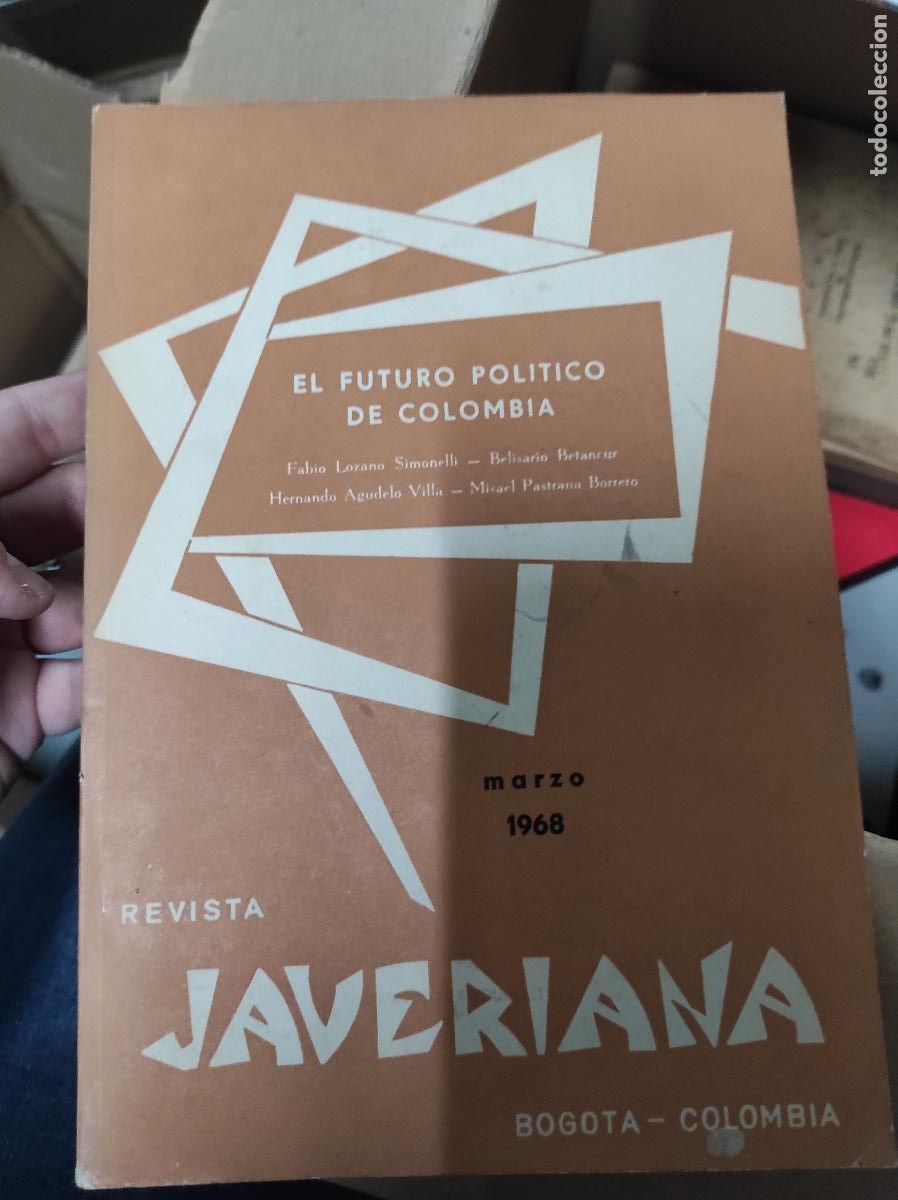 Libros de segunda mano: El futuro politico de colombia javierana 1968