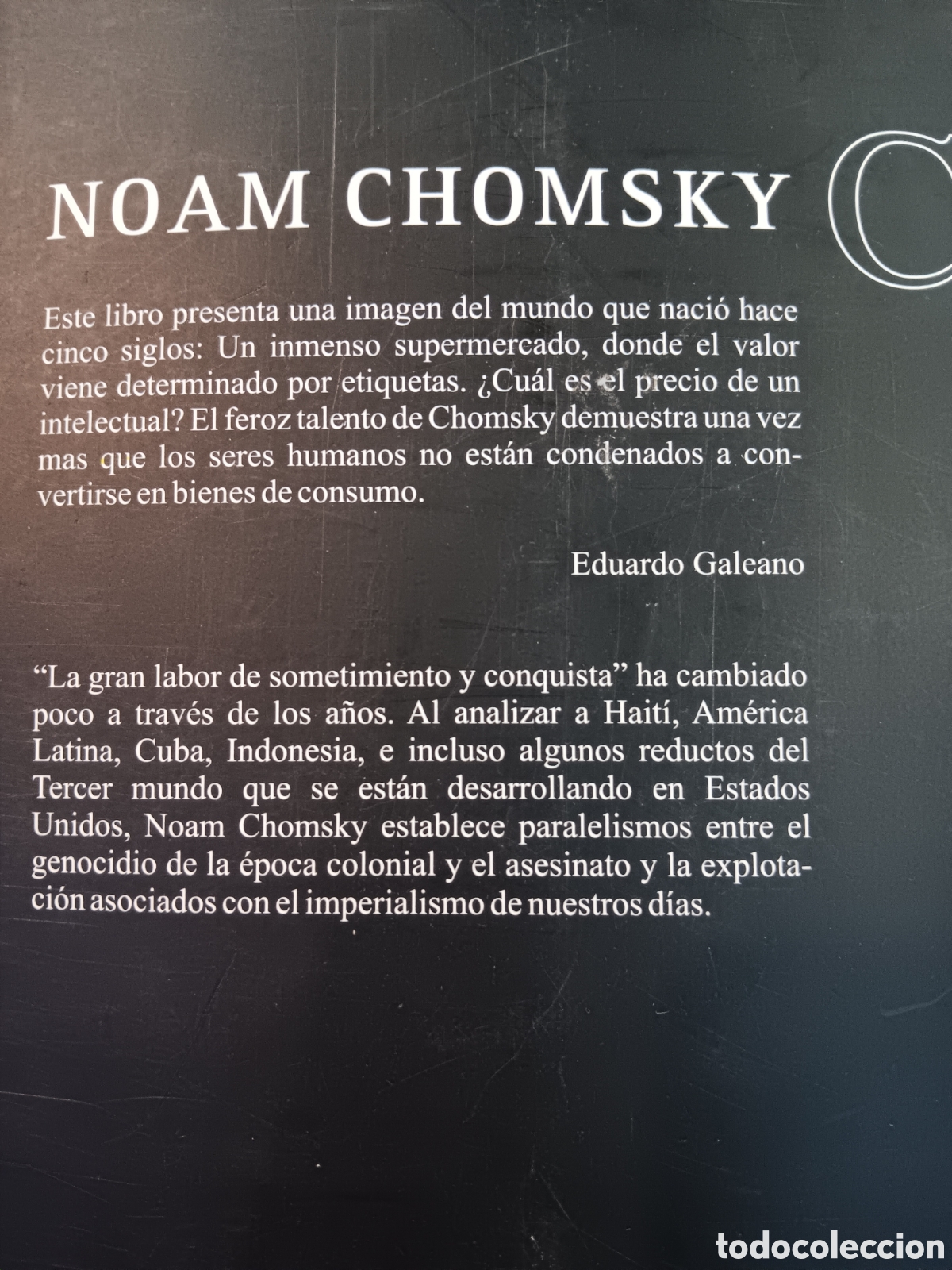 Libros de segunda mano: Noam Chomsky. La conquista contin&uacute;a - Foto 2