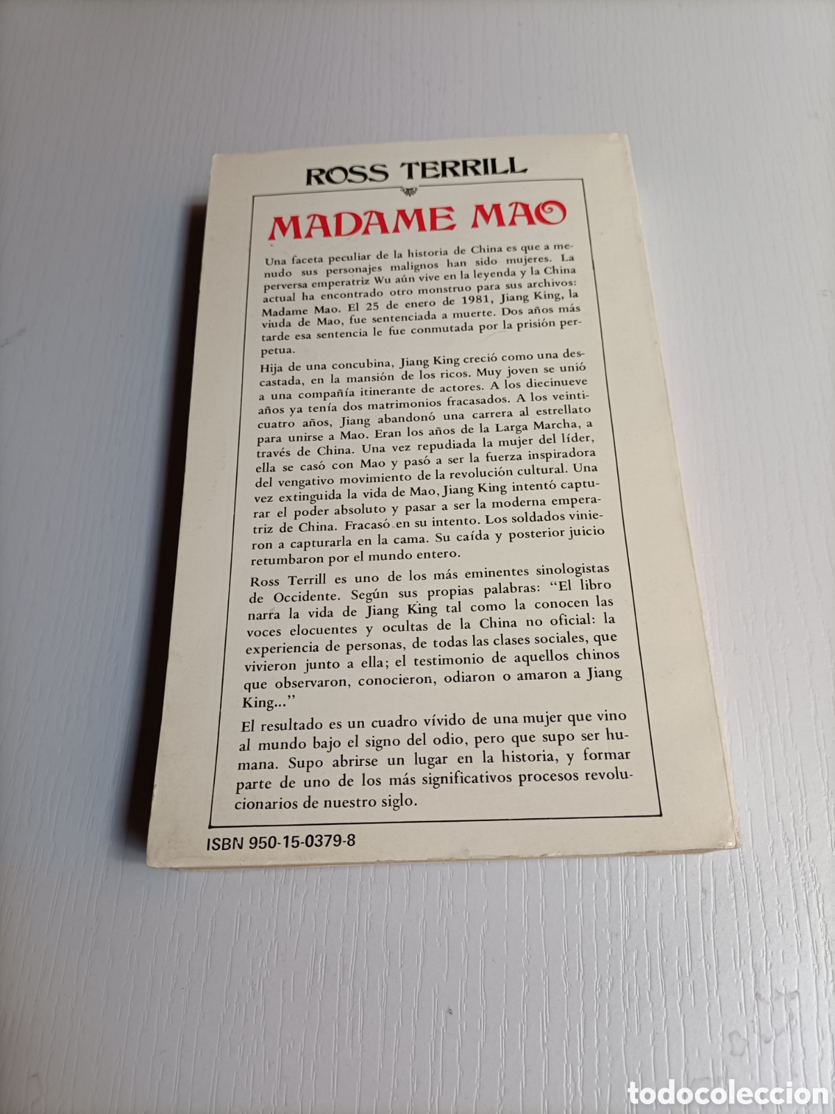 Libros de segunda mano: Madame Mao. Ross Terrill - Foto 6