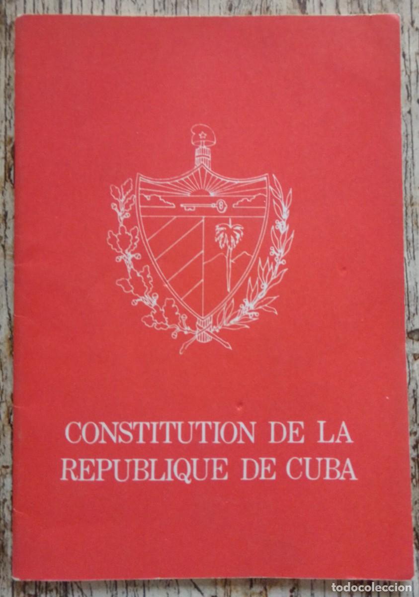 Libros de segunda mano: Constitution de la republique de Cuba - Foto 1