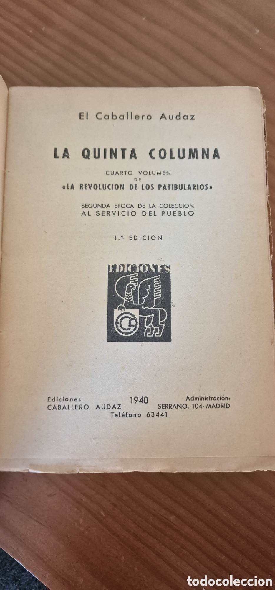Libros de segunda mano: La quinta columna - Foto 3
