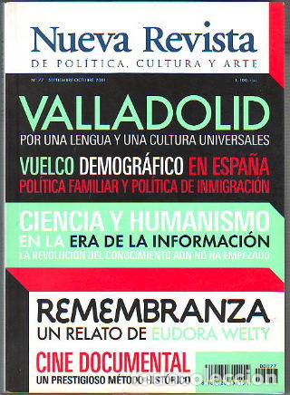Livres d'occasion: NUEVA REVISTA DE POLITICA, CULTURA Y ARTE. NUM 77. -