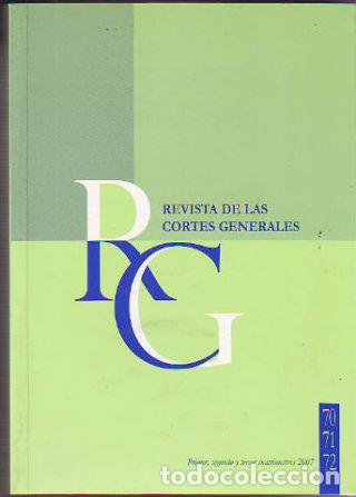Livres d'occasion: REVISTA DE LAS CORTES GENERALES N&ordm; 70-71-72 + CD ROM. -
