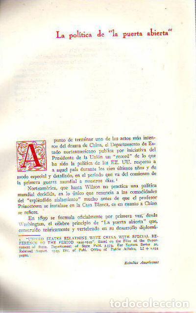 Livres d'occasion: LA POLITICA DE LA PUERTA ABIERTA. - ARIAS Fernando.
