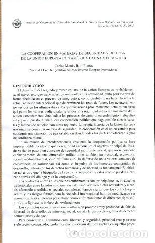 Livres d'occasion: LA COOPERACION EN MATERIA DE SEGURIDAD Y DEFENSA DE LA UNION EUROPEA CON AMERICA LATINA Y EL MAGREB.