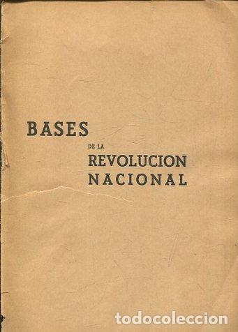 Second hand books: BASE DE LA REVOLUCION NACIONAL. - VV.AA.