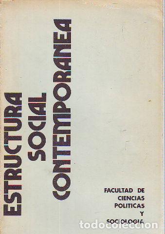 Second hand books: ESTRUCTURA SOCIAL CONTEMPORANEA. - VV.AA.