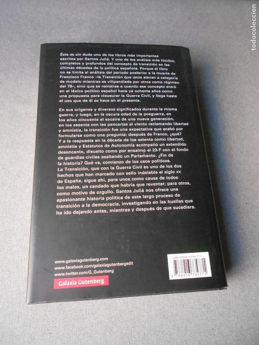 Libros de segunda mano: TRANSICION. SANTOS JULI&Aacute;. - Foto 5