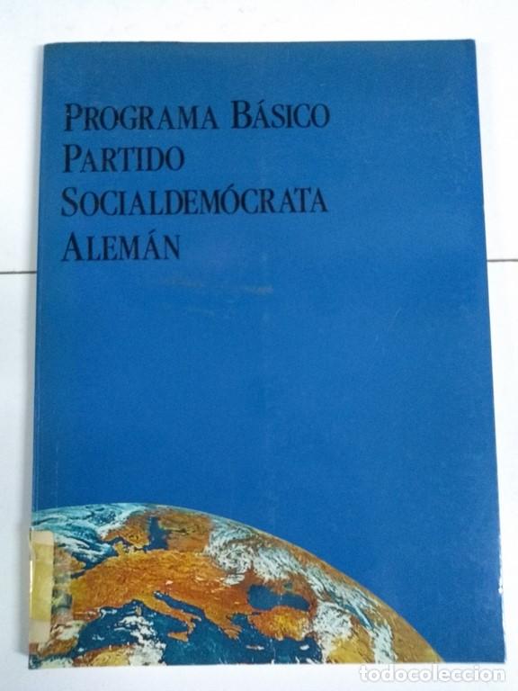 Second hand books: Programa b&aacute;sico partido socialdem&oacute;crata Alem&aacute;n