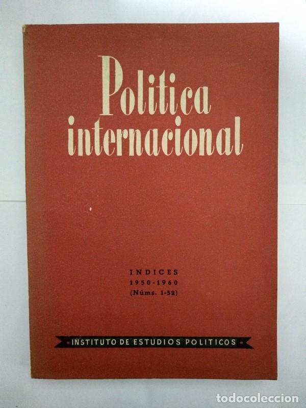 Second hand books: Politica internacional