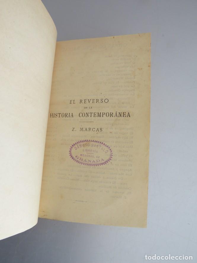 Libri di seconda mano: EL REVERSO DE LA HISTORIA CONTEMPOR&Aacute;NEA. BALZAC. 1903