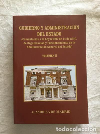 Libri di seconda mano: Gobierno y administraci&oacute;n del estado (II)