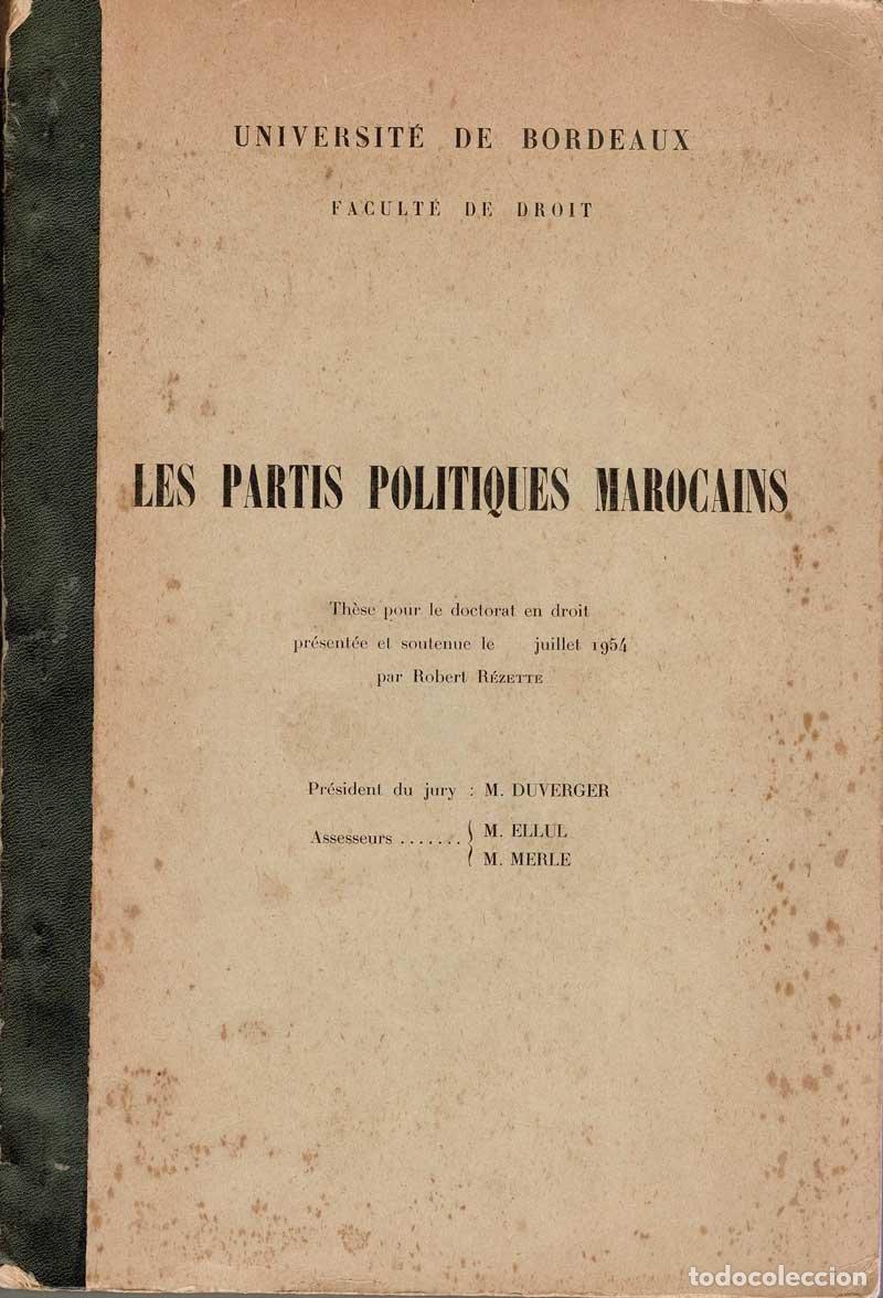 Libri di seconda mano: Les partis politiques marocains - Robert R&eacute;zette