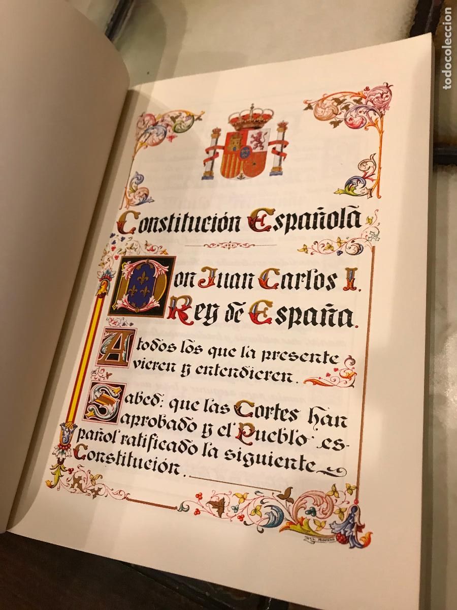Libros de segunda mano: Constituci&oacute;n Espa&ntilde;ola. Senado. Edici&oacute;n facs&iacute;mil. 1994 - Foto 2