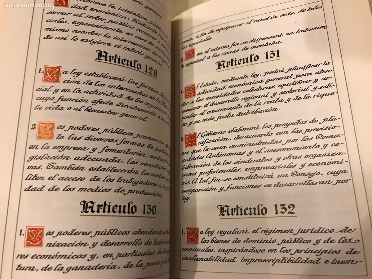 Libros de segunda mano: Constituci&oacute;n Espa&ntilde;ola. Senado. Edici&oacute;n facs&iacute;mil. 1994 - Foto 4