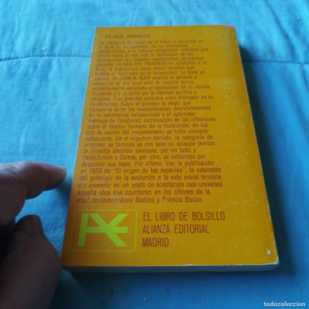 Libros de segunda mano: LA IDEA DEL PROGRESO / JOHN BURY / GV64 / ALIANZA - Foto 7