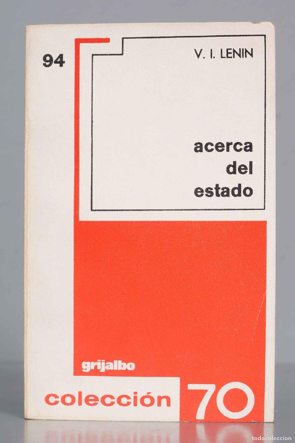 Libros de segunda mano: acerca del estado. LENIN. 1975 - Foto 1