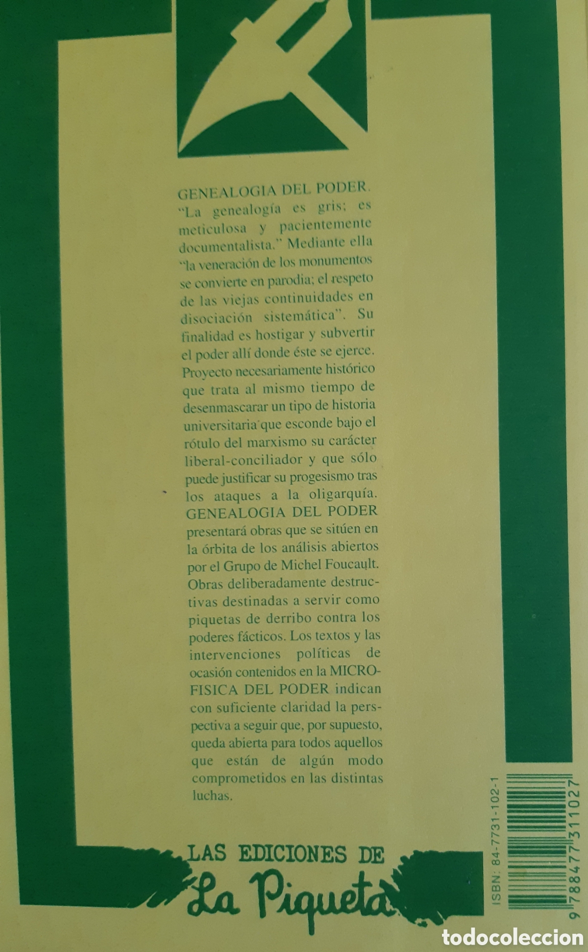 Libros de segunda mano: Microf&iacute;sica del poder.Michel Foucault. - Foto 2