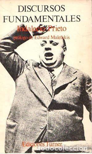 Libros de segunda mano: DISCURSOS FUNDAMENTALES - PRIETO, INDALECIO. - Foto 1