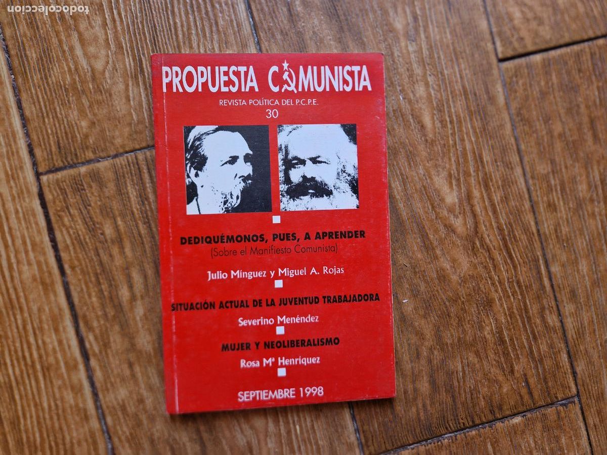 Libri di seconda mano: PROPUESTA COMUNISTA N&ordm; 30 REVISTA POL&Iacute;TICA DEL PCPE