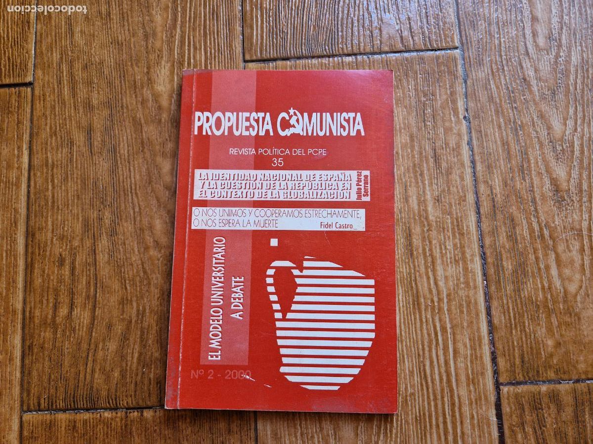 Libri di seconda mano: PROPUESTA COMUNISTA N&ordm; 35 REVISTA POL&Iacute;TICA DEL PCPE