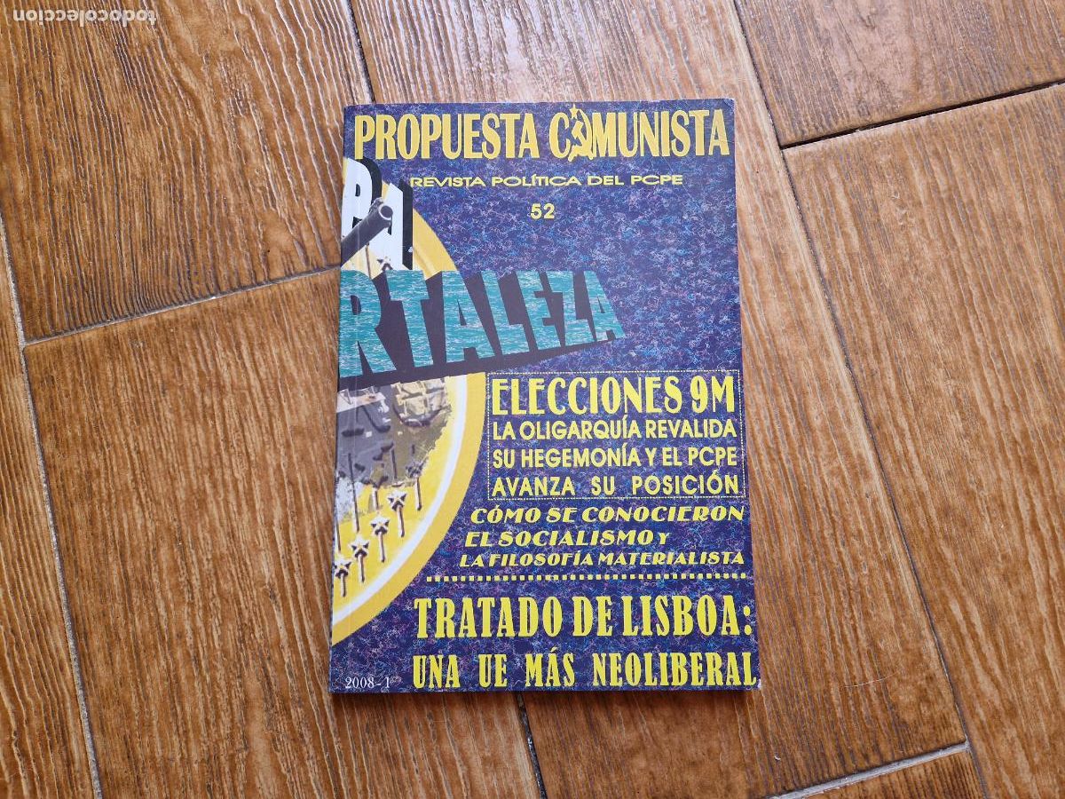Libri di seconda mano: PROPUESTA COMUNISTA N&ordm; 52 REVISTA POL&Iacute;TICA DEL PCPE