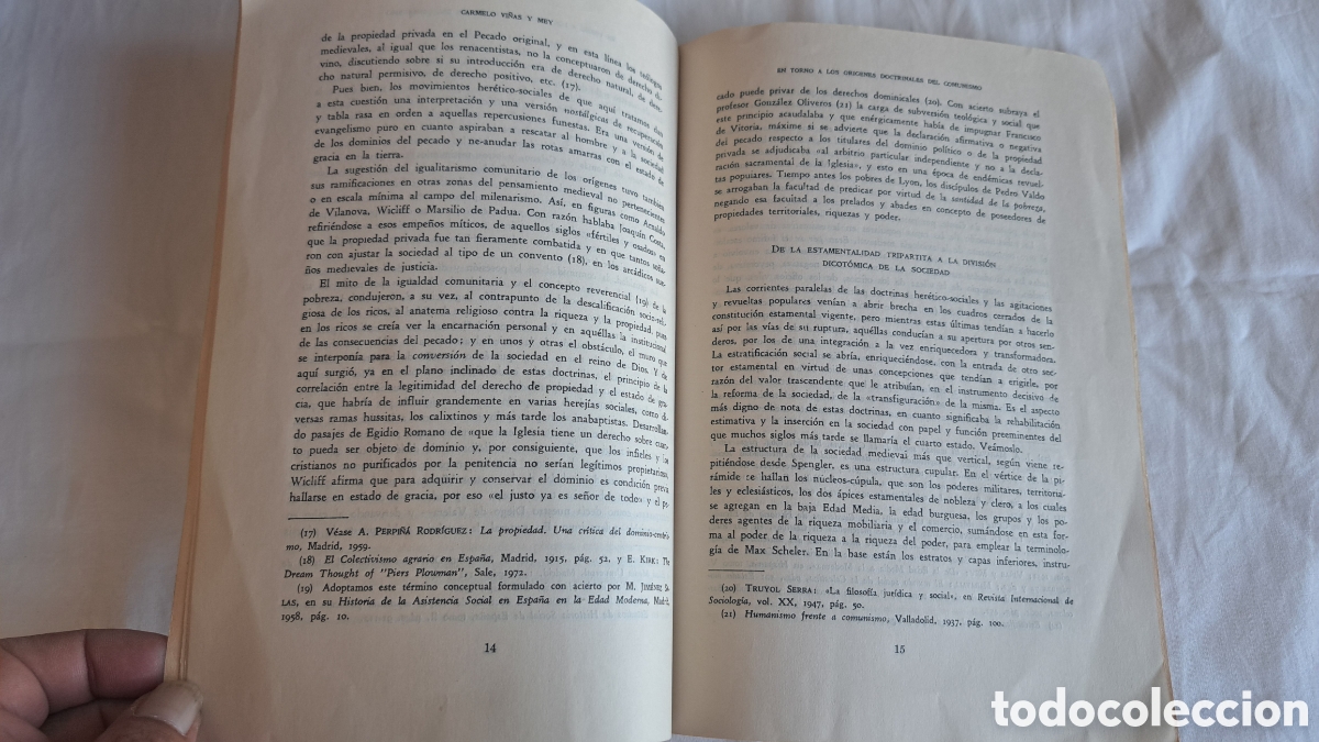 Libros de segunda mano: EN TORNO A LOS OR&Iacute;GENES DOCTRINALES DEL COMUNISMO. - Foto 3