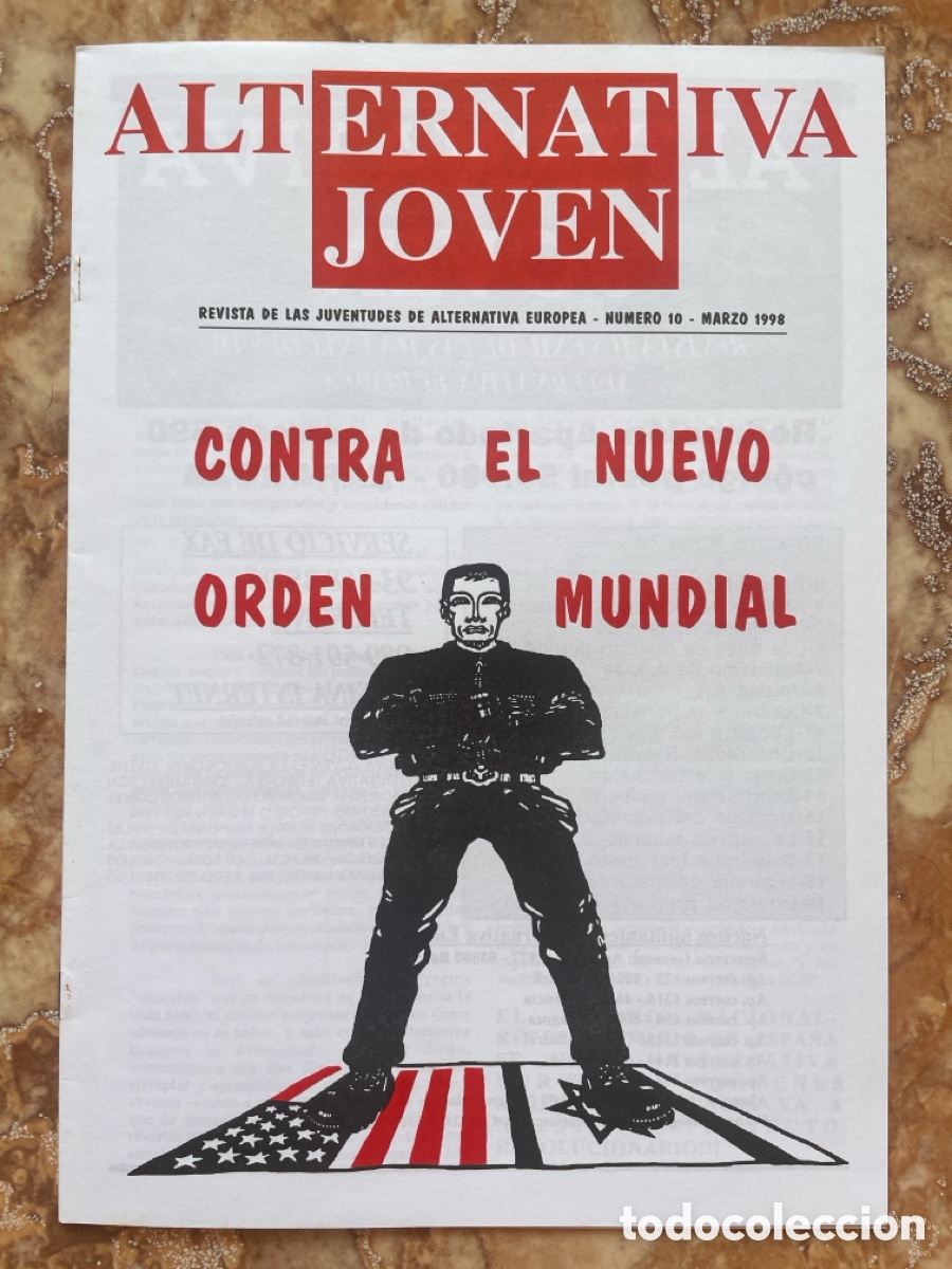 Libri di seconda mano: Alternativa joven n&uacute;mero 10 (1998). Revista de las juventudes de Alternativa Europea.