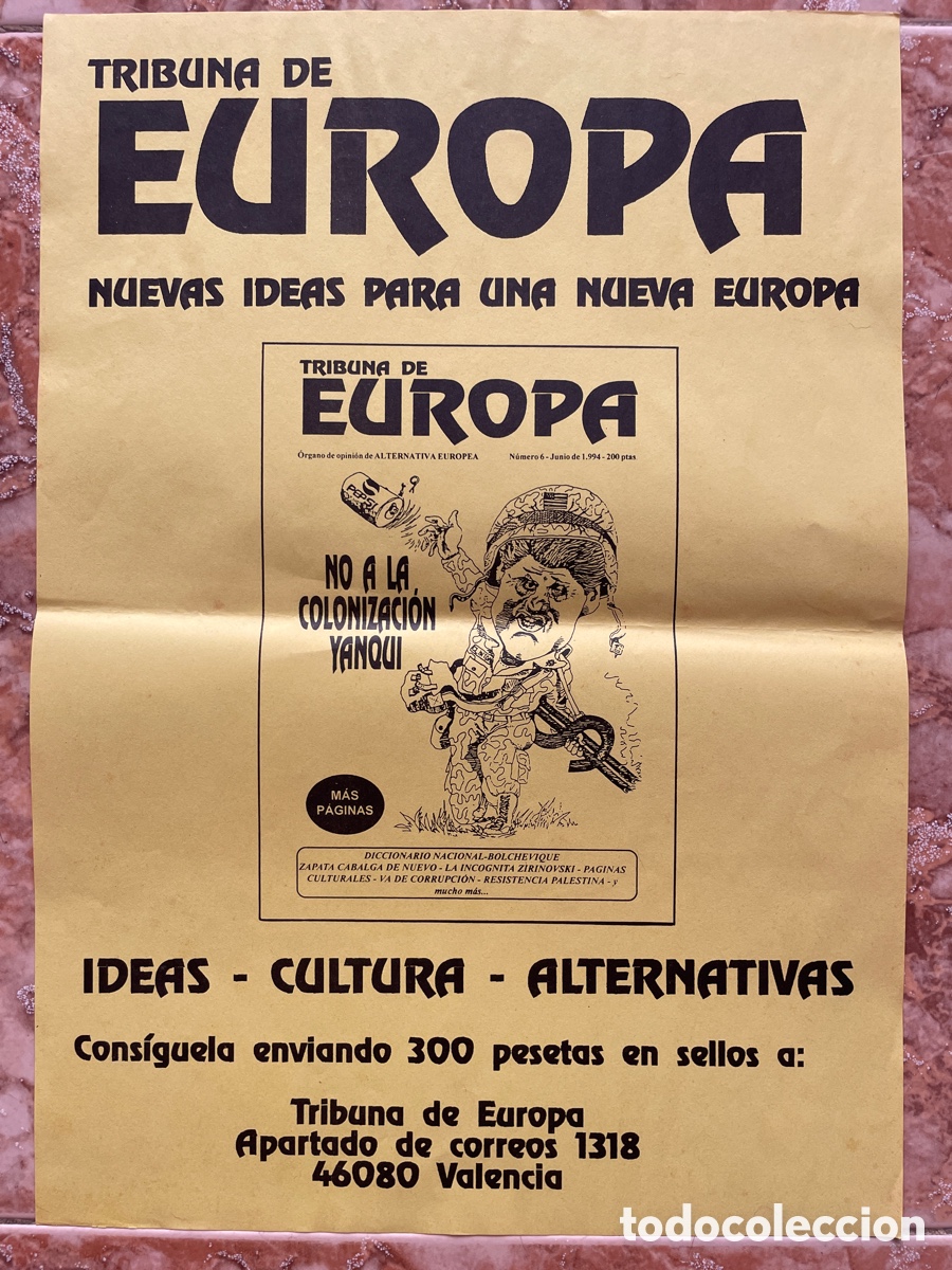 Libri di seconda mano: Cartel de Alternativa Europea.