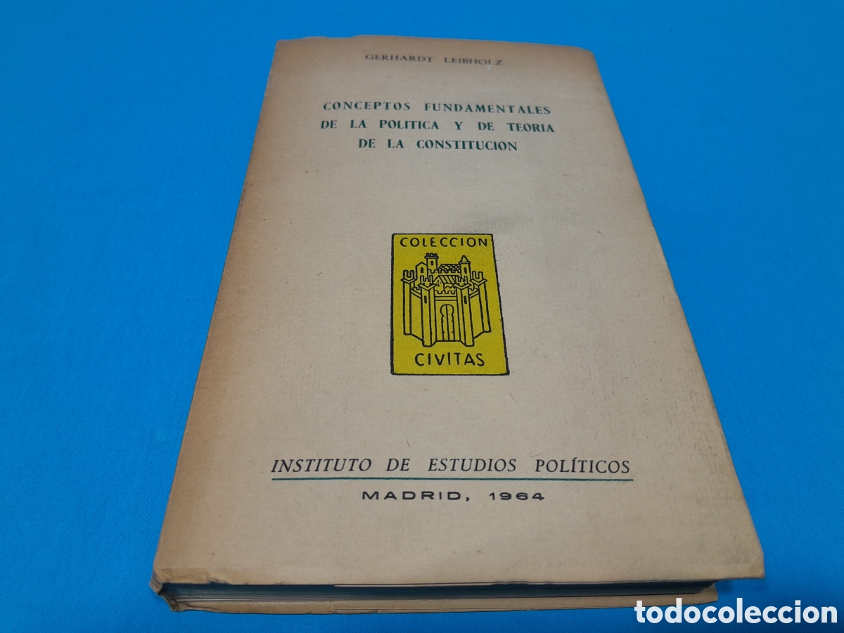 Libros de segunda mano: CONCEPTOS FUNDAMENTALES DE LA POL&Iacute;TICA Y DE TEOR&Iacute;A DE LA CONSTITUCI&Oacute;N - 1964