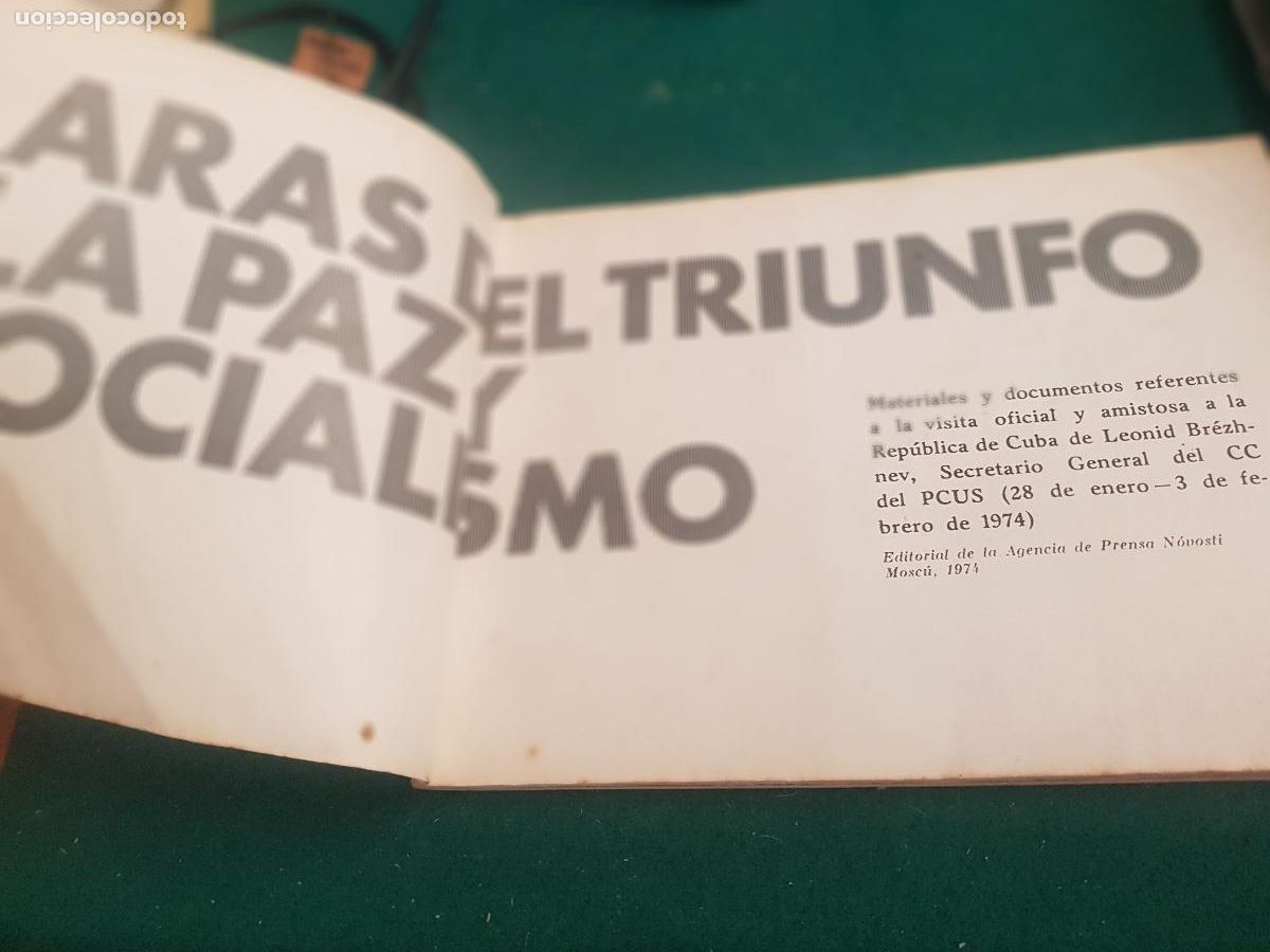 Second hand books: EN ARAS DEL TRIUNFO DE LA PAZ Y EL SOCILISMO