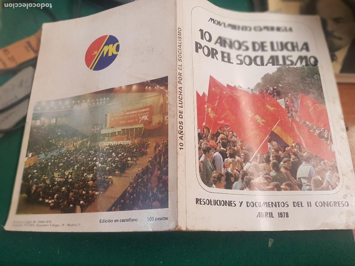 Second hand books: MOVIMIENTO COMUNISTA 10 A&Ntilde;OS DE LUCHA POR EL SOCIALISMO