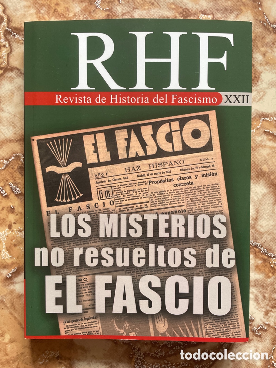 Libri di seconda mano: Revista de Historia del Fascismo n&uacute;mero 22