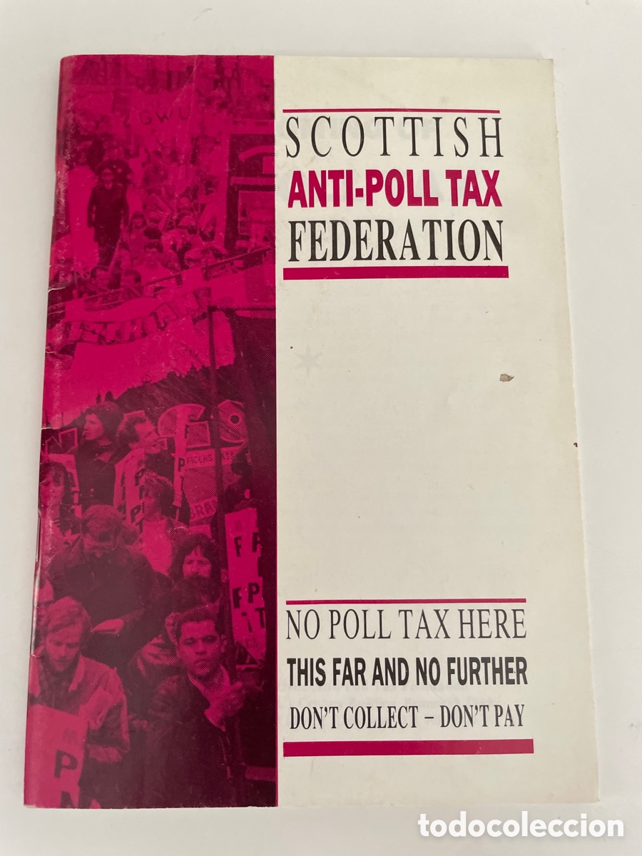 Libri di seconda mano: Cuaderno Scottish Anti-poll tax federation