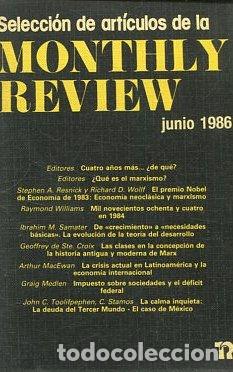 Second hand books: SELECCI&Oacute;N DE ARTICULOS DE LA MONTHLY REVIEW. JUNIO 1986. - VV.AA.
