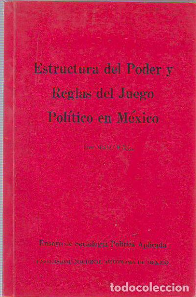 Libros de segunda mano: ESTRUCTURAS DEL PODER Y REGLAS DEL JUEGO POLITICO EN MEXICO. ENSAYO DE SOCIOLOGIA POLITICA APLICADA.