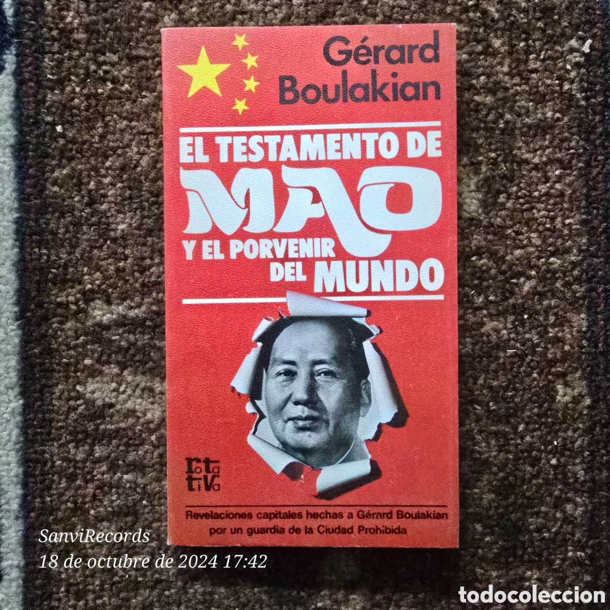 Libros de segunda mano: EL TESTAMENTO DE MAO Y EL PORVENIR DEL MUNDO (G&Eacute;RARD BOULAKIAN) (ROTATIVA)