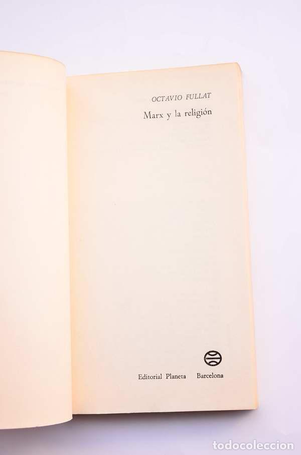 Libros de segunda mano: Marx y la religi&oacute;n - FULLAT, Octavio - Foto 2