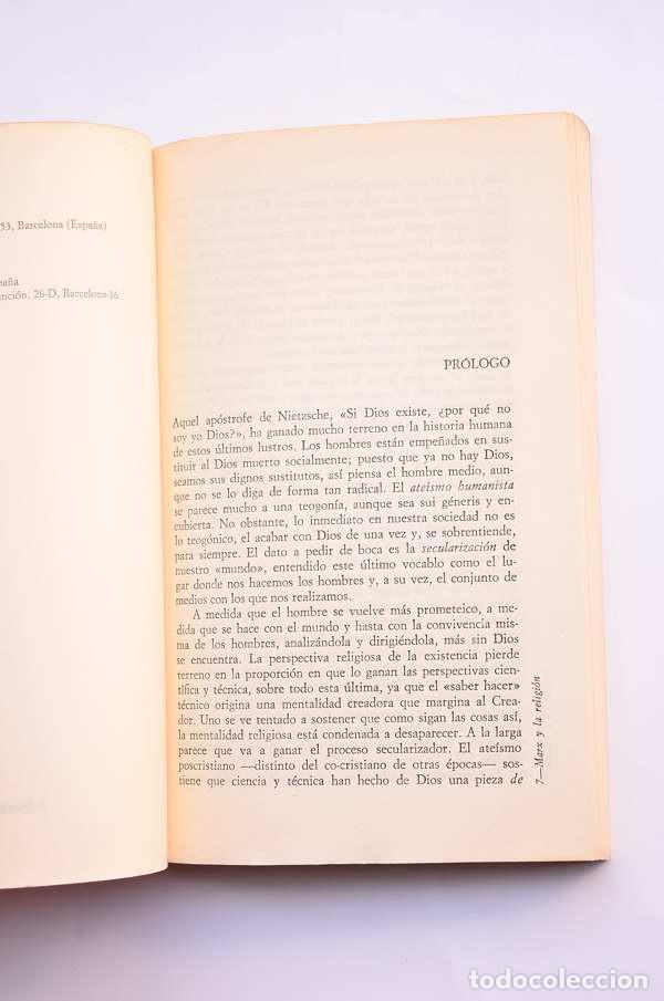 Libros de segunda mano: Marx y la religi&oacute;n - FULLAT, Octavio - Foto 3